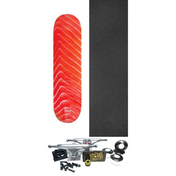 Sour Solution Skateboards Gustav Tonnesen Norwegian Salmon Skateboard Deck - 8" x 31.43" - Complete Skateboard Bundle